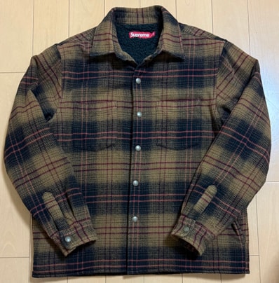 Supreme Lined Flannel Snap Shirt "Black"