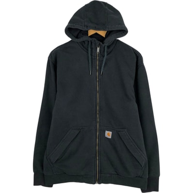 古着 カーハート Carhartt Loose Fit スウェットフルジップパーカー メンズS相当/eaa633019