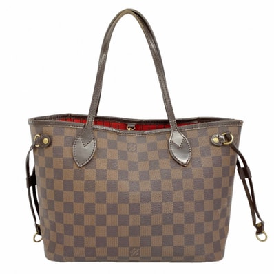 【6dc3658】ルイヴィトン トートバッグ ダミエ ネヴァーフルPM N51109 エベヌ【中古】レディース