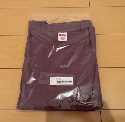 Supreme Tonal Box Logo Tee "Dusty Purple"