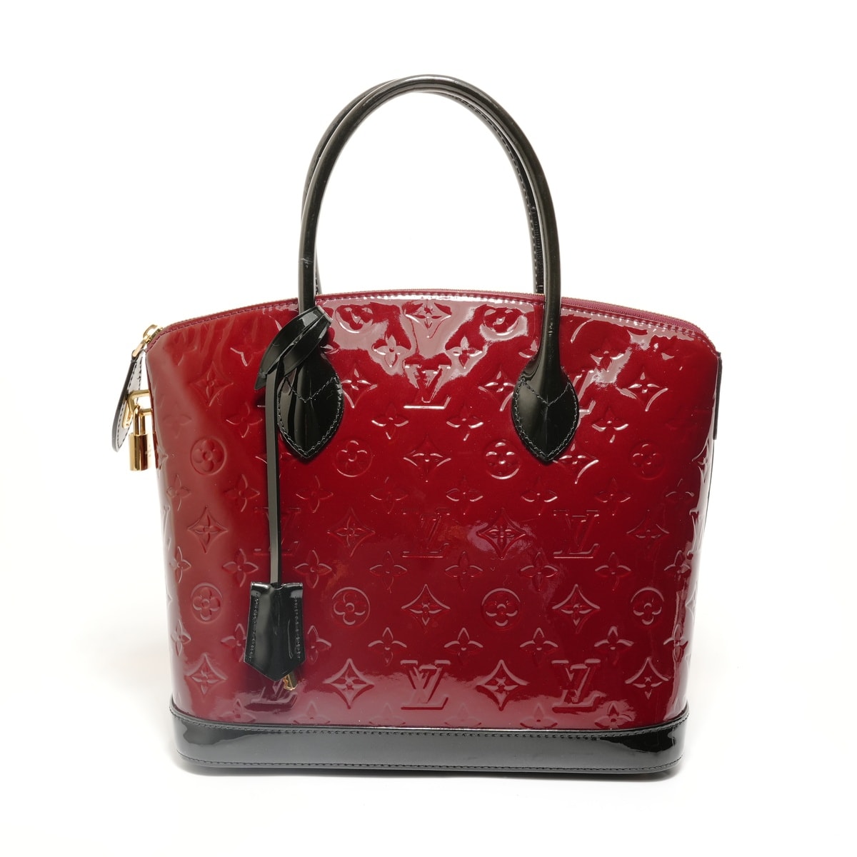 ヴィトン LV 2014年製 ロックイットPM モノグラムヴェルニ ハンドバッグ【中古】