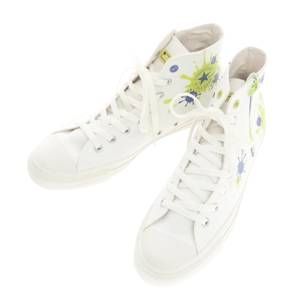 【中古】コンバース CONVERSE× Splatoon3 オールスター スニーカー ホワイト【サイズ9 1/2】【メンズ】