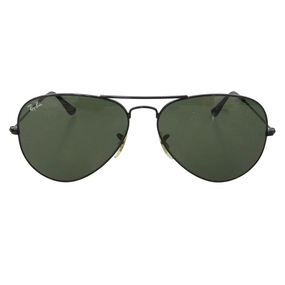 Ray-Ban レイバン RB3025 Aviator Large Metal L2823 サングラス アイウェア ブラック系 58□14【中古】