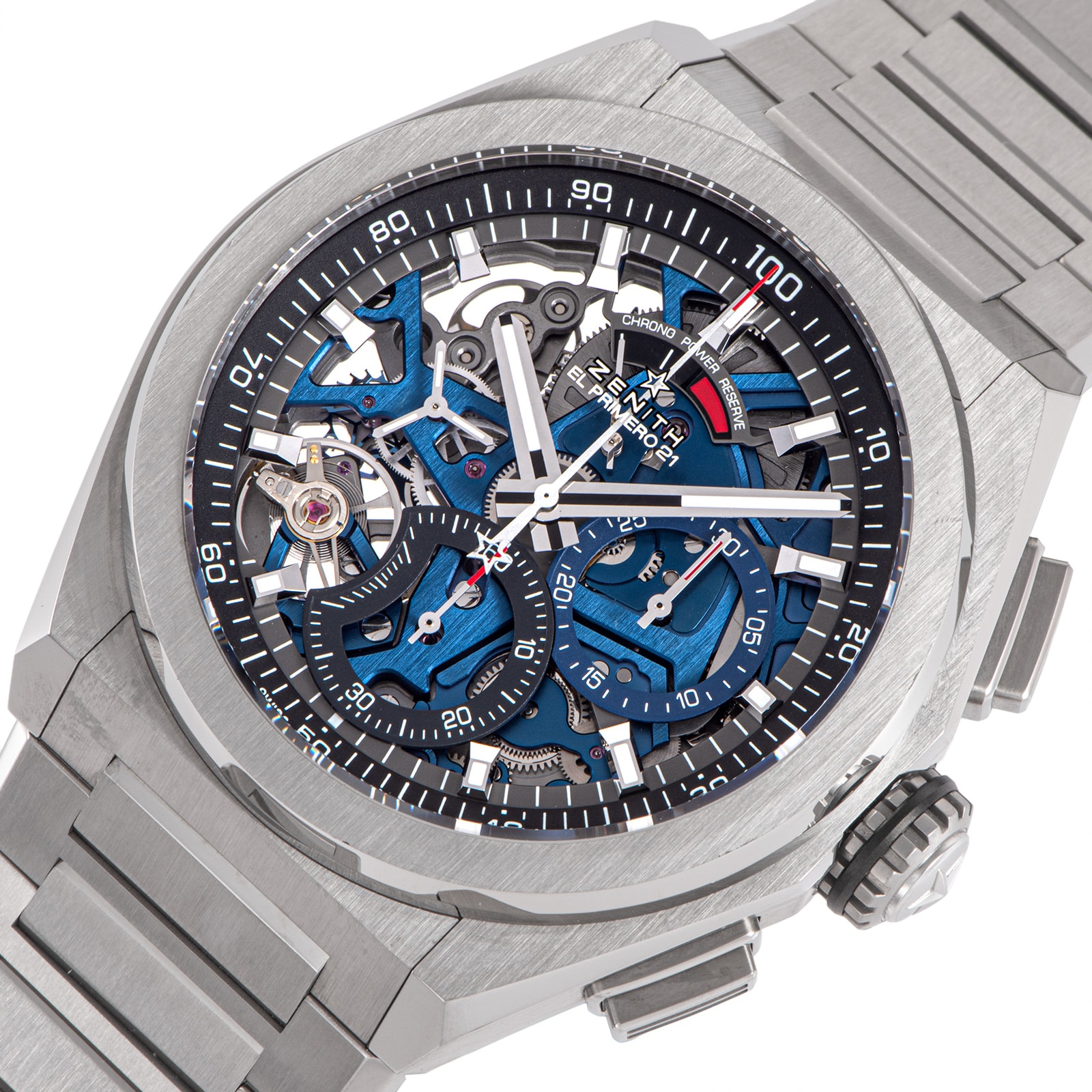 ZENITH ゼニス デファイ エル・プリメロ21 95.9002.9004/78.R590 チタン【中古】