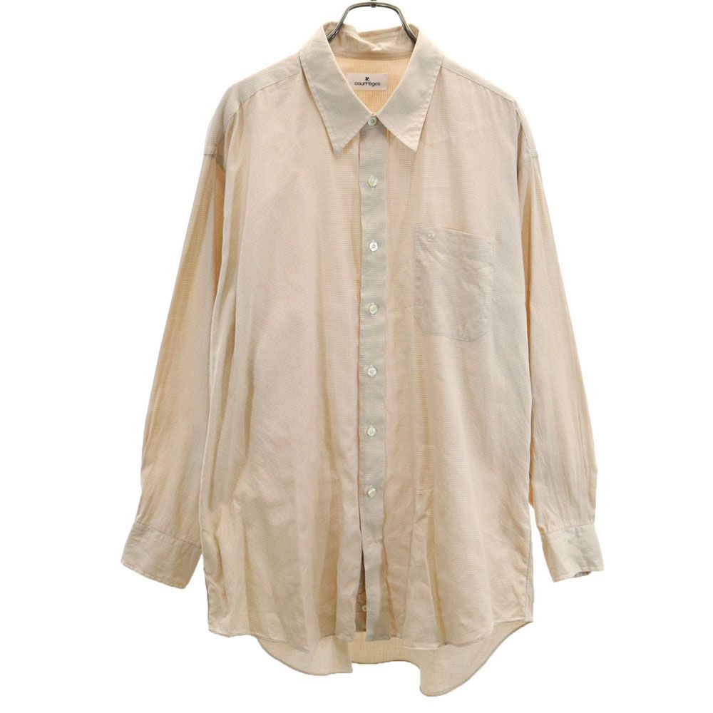 courreges クレージュ 長袖 シャツ