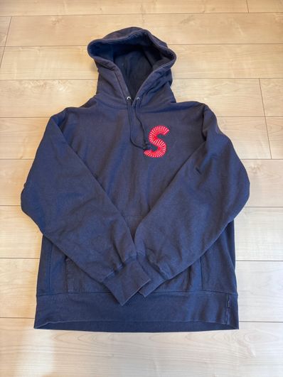 Supreme S Logo Hooded Sweatshirt "Navy" (20FW)