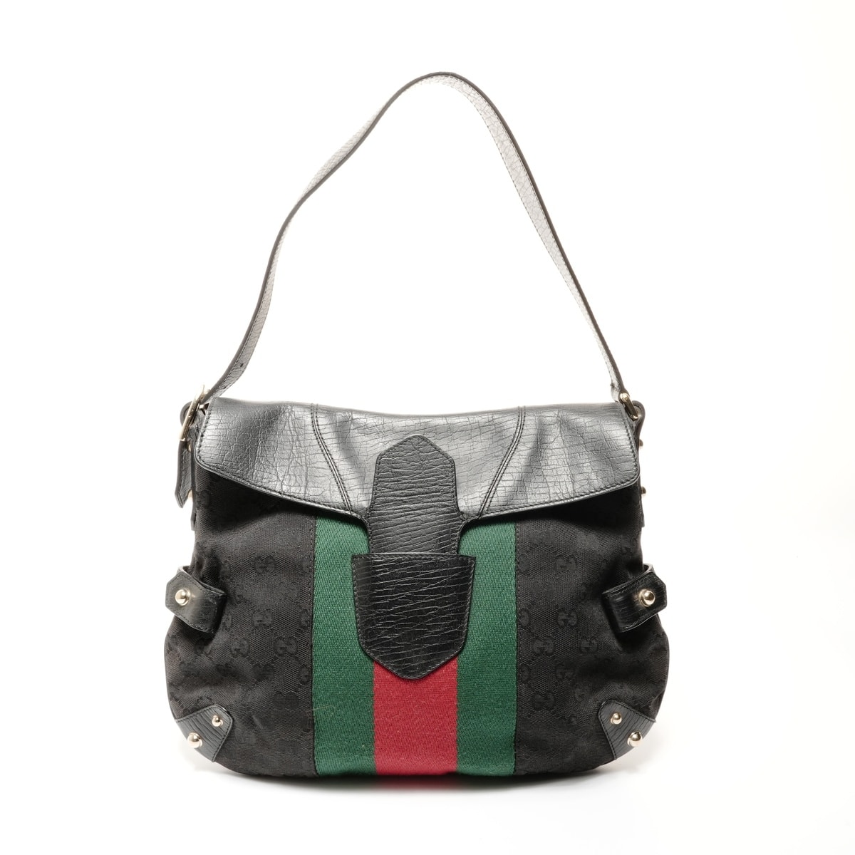 グッチ GUCCI GGキャンバス ワンショルダー ショルダーバッグ【中古】