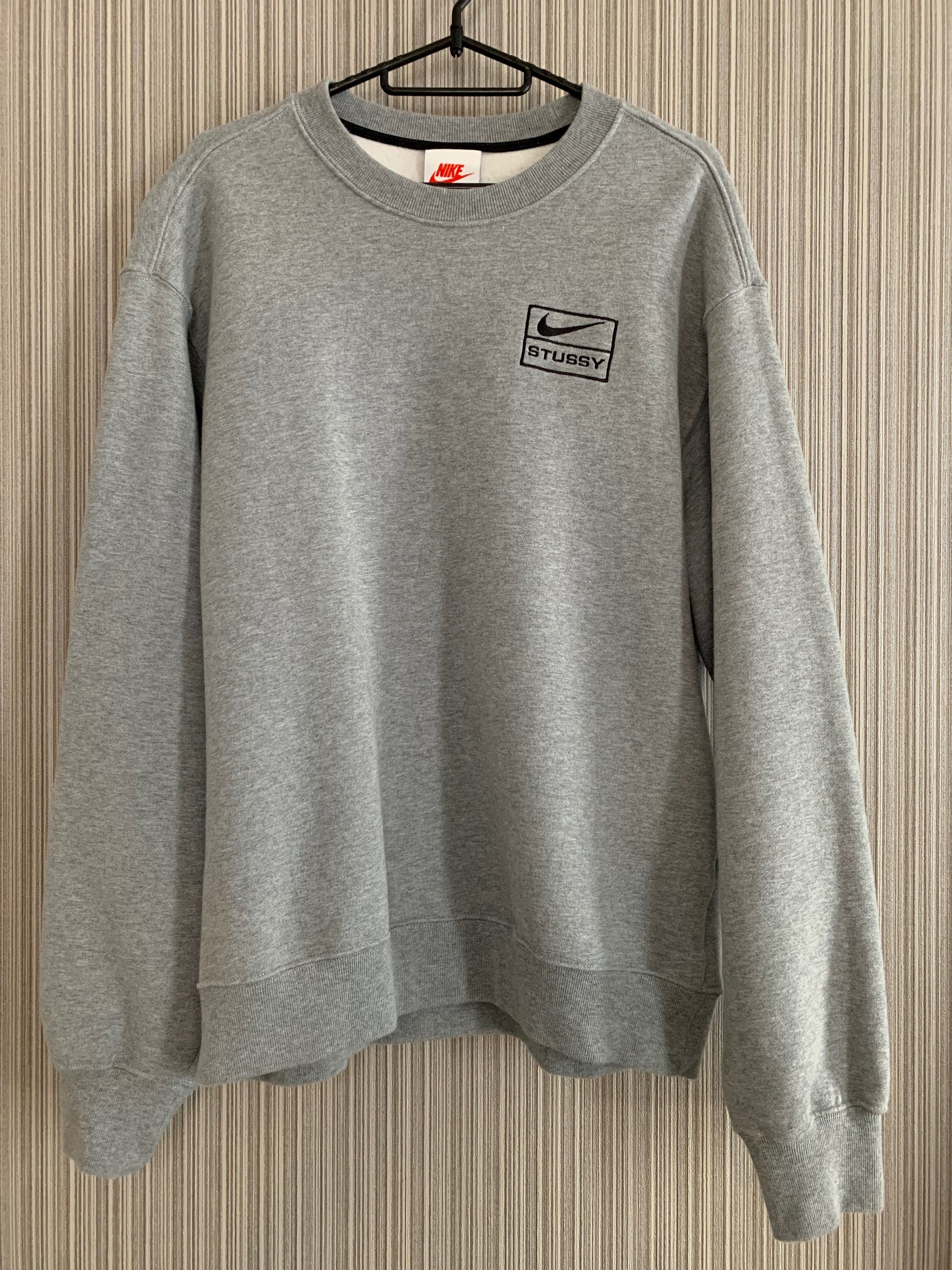 Nike x Stussy NRG BR Crew Fleece "Grey"