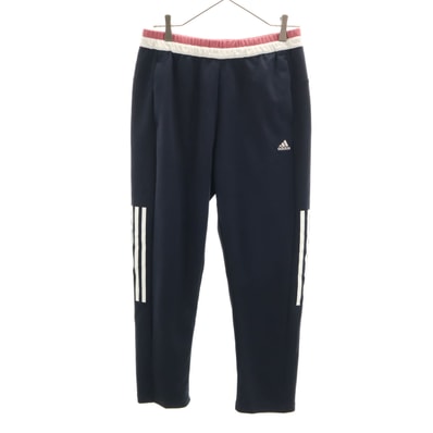 adidas アディダス トラックパンツ L ネイビー ジャージ