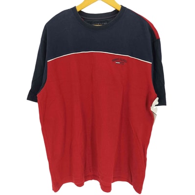 鹿の子切替 クルーネックTシャツ【1140941130547】
