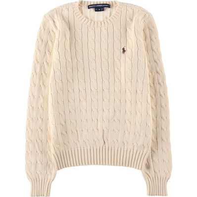 古着 ラルフローレン Ralph Lauren RALPH LAUREN SPORT ケーブル編み コットンニットセーター レディースM相当/eaa599344