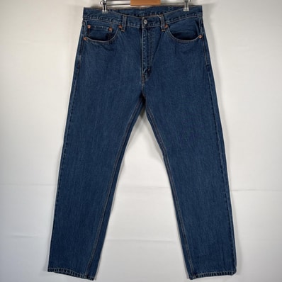 古着 リーバイス Levi's デニムパンツ 505 ブルーデニム ジーンズ ジーパン ストレート 大きいサイズ w38 L34 インディゴブルー メンズ