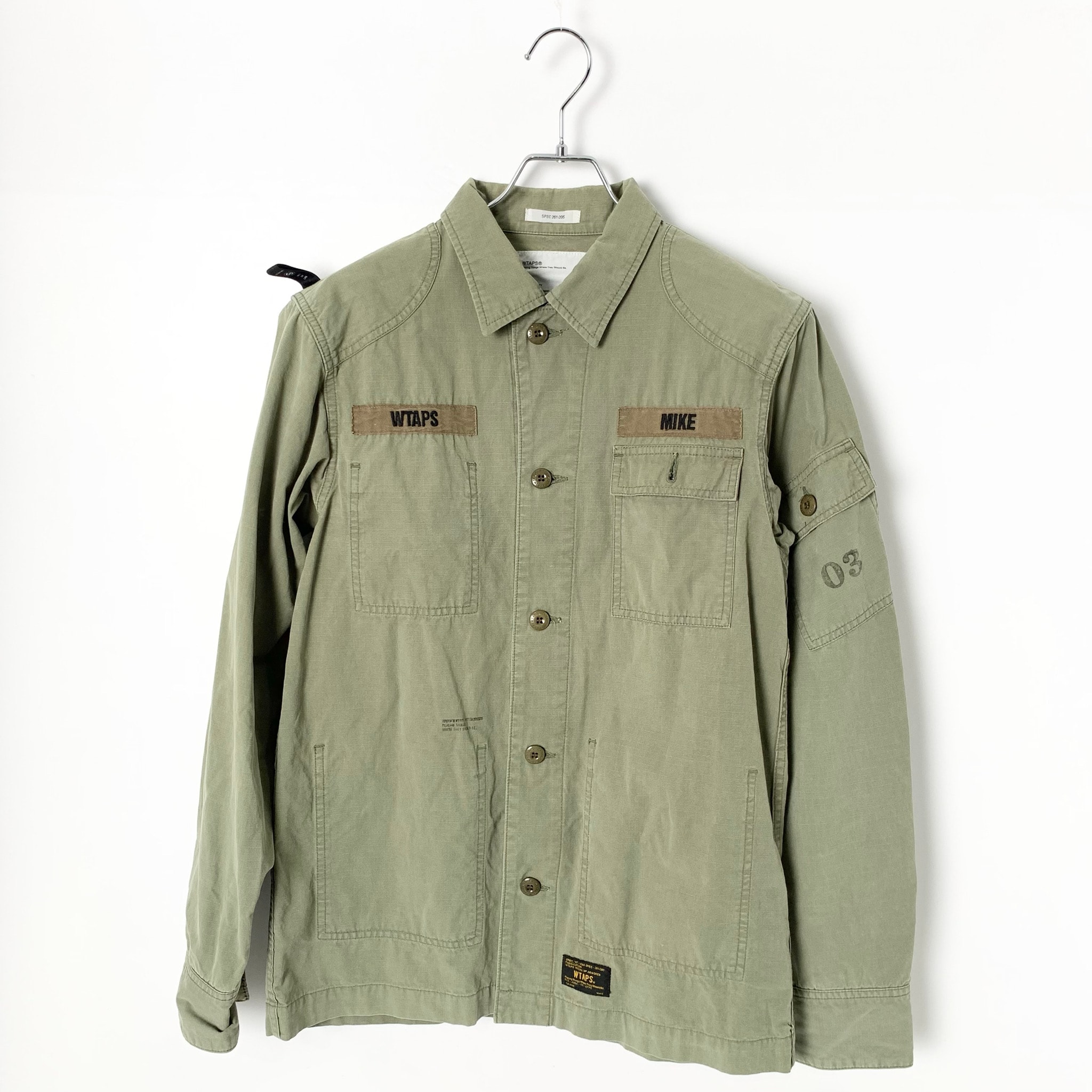 WTAPS12 SS buds LS/shirts "olive"
