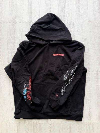 Chrome Hearts Matty Boy PPO Stay Fast Race Team Pullover Hoodie "Black"