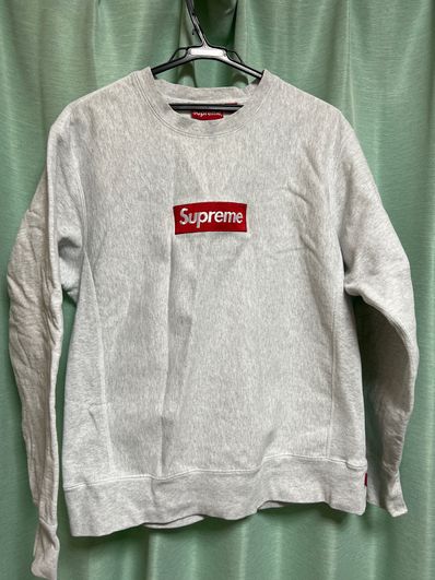 Supreme Box Logo Crewneck Sweatshirt "Ash Grey" (18FW)