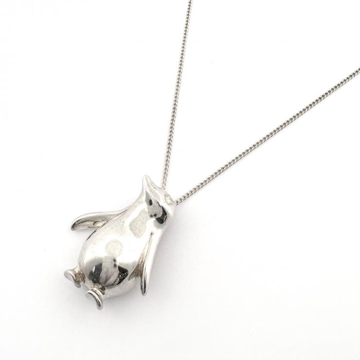 ティファニー TIFFANY&Co. ネックレス ペンギン SV925 4.3g シルバー ペンダント【鑑定済み】正規品