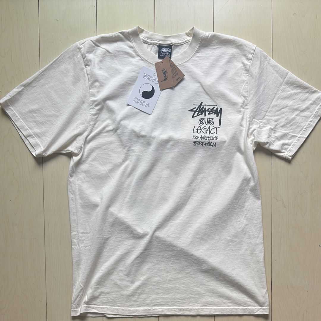 Stussy x Our Legacy Work Shop Surfman Tee Pigment Dyed "Natural"