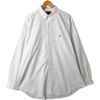 古着 ラルフローレン Ralph Lauren YARMOUTH 長袖 ボタンダウンシャツ メンズXL相当/eaa548351