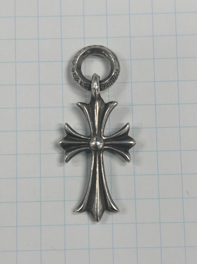 Chrome Hearts Tiny CH Cross Charm "Silver"