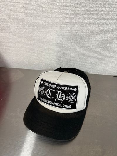Chrome Hearts Trucker Cap CH "Black/White"