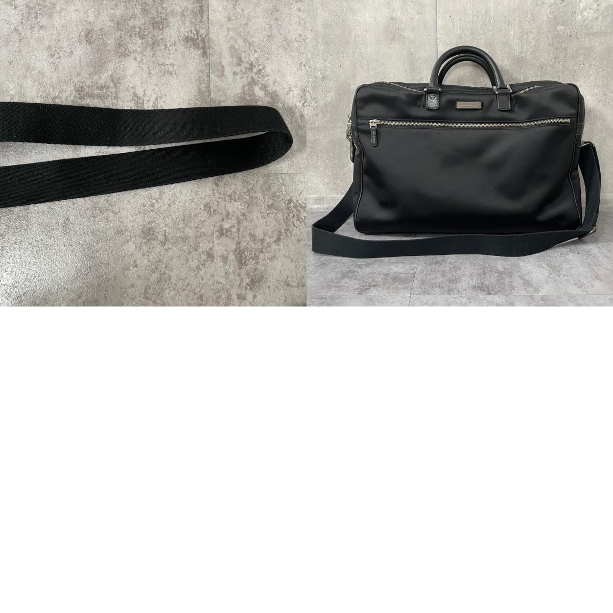 C (やや傷や汚れあり)】【BURBERRY】バーバリー 2WAY ビジネスバッグ