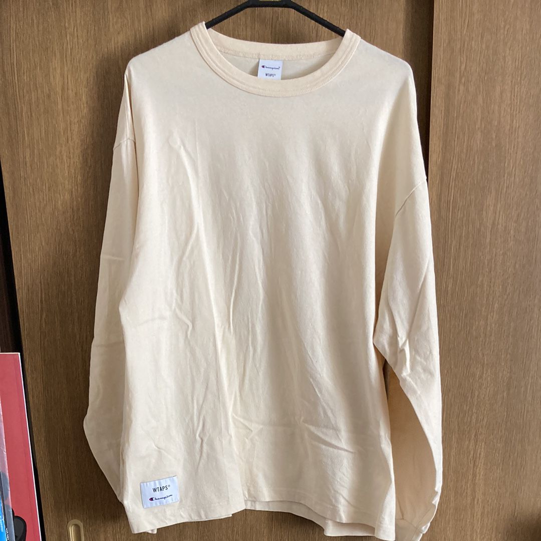 Wtaps ACADEMY / LS / COTTON. CHAMPION "Sand"(782)