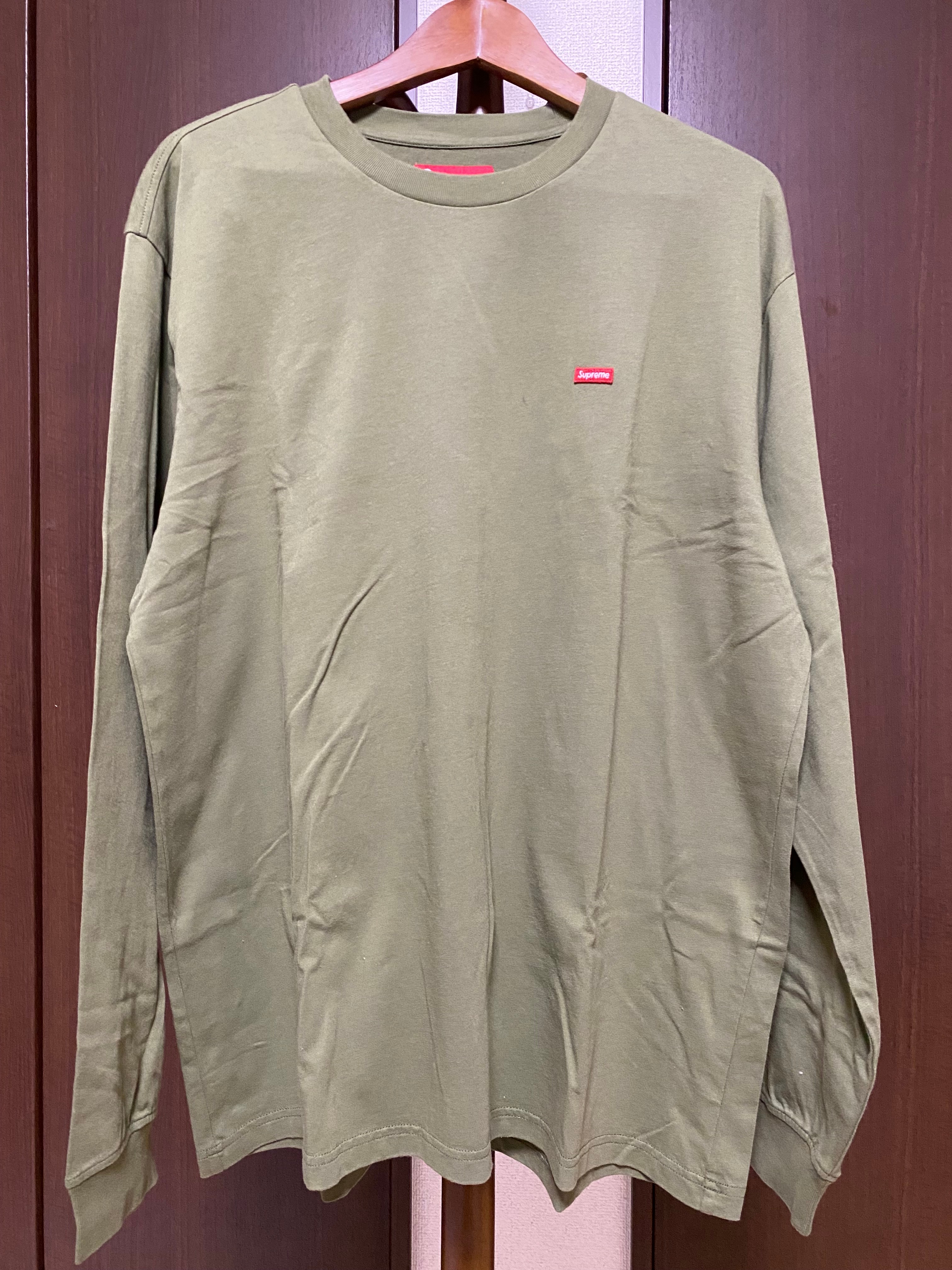 Supreme Small Box L/S Tee "Olive" (25SS)