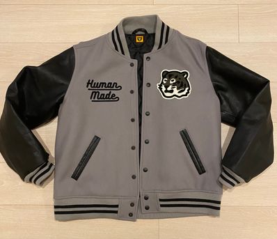 HUMAN MADE VARSITY JACKET "Gray"