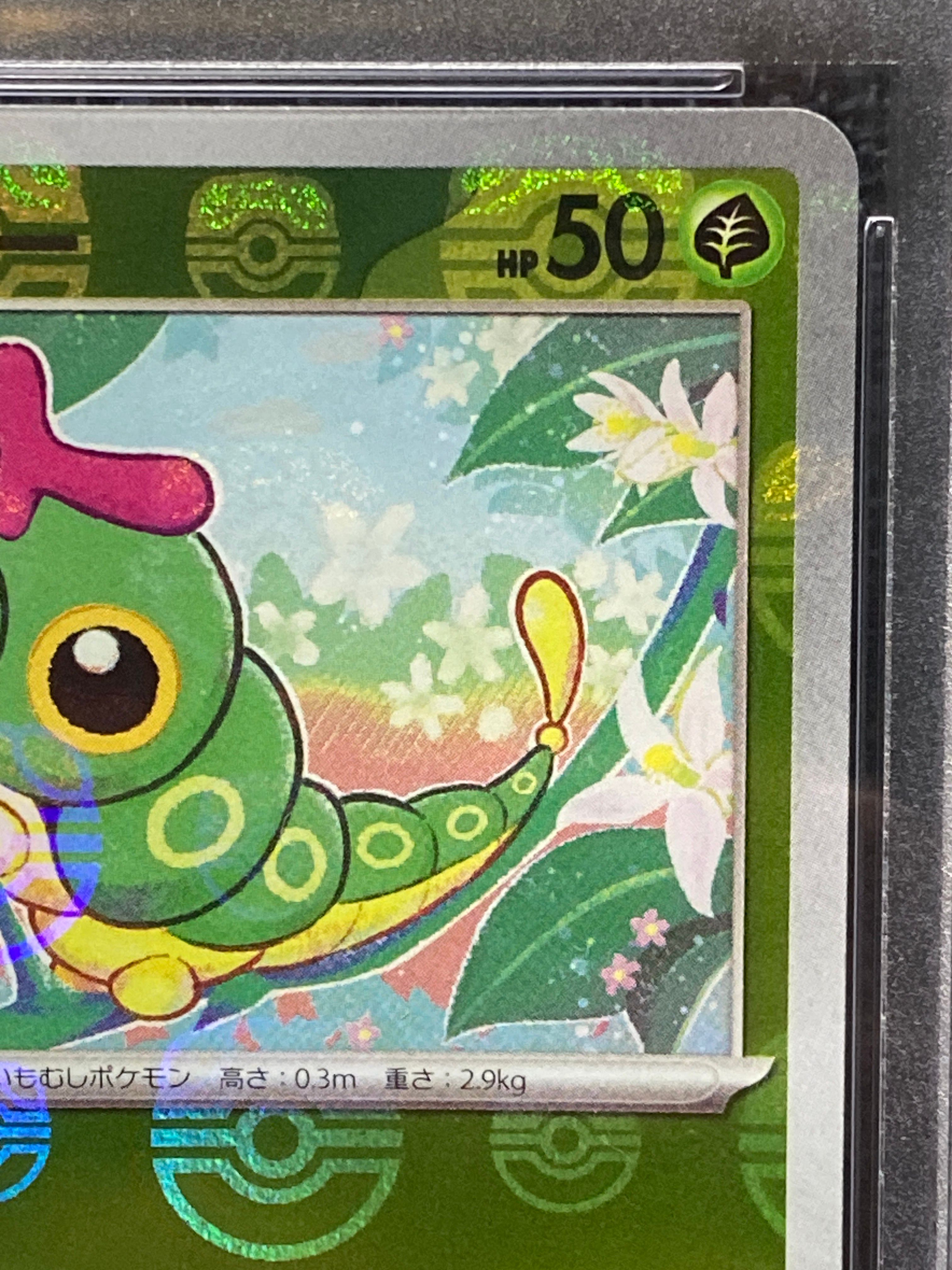 rare caterpie card POKEMON S/V 151 - CATERPIE SPECIAL ILLUSTRATION RARE 172/165