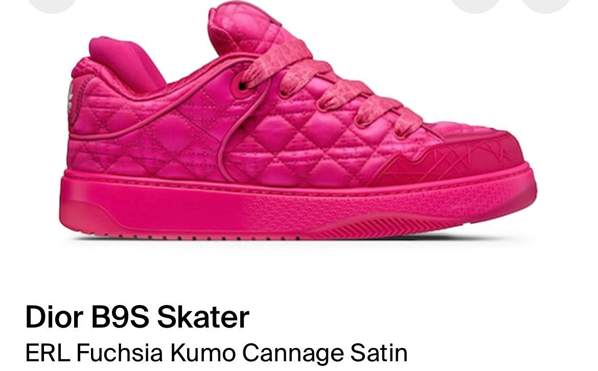 Dior B9S SkaterERL Fuchsia Kumo Cannage