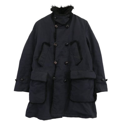 Engineered Garments エンジニアードガーメンツ コート WOOL Melton クルミボタン コート ネイビー系 M【中古】
