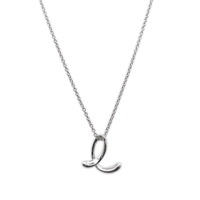 TIFFANY&Co. ティファニー レター L イニシャル ネックレス
ペンダント エルサペレッティ SV925 シルバー 新品仕上済 ユニセックス
【中古】