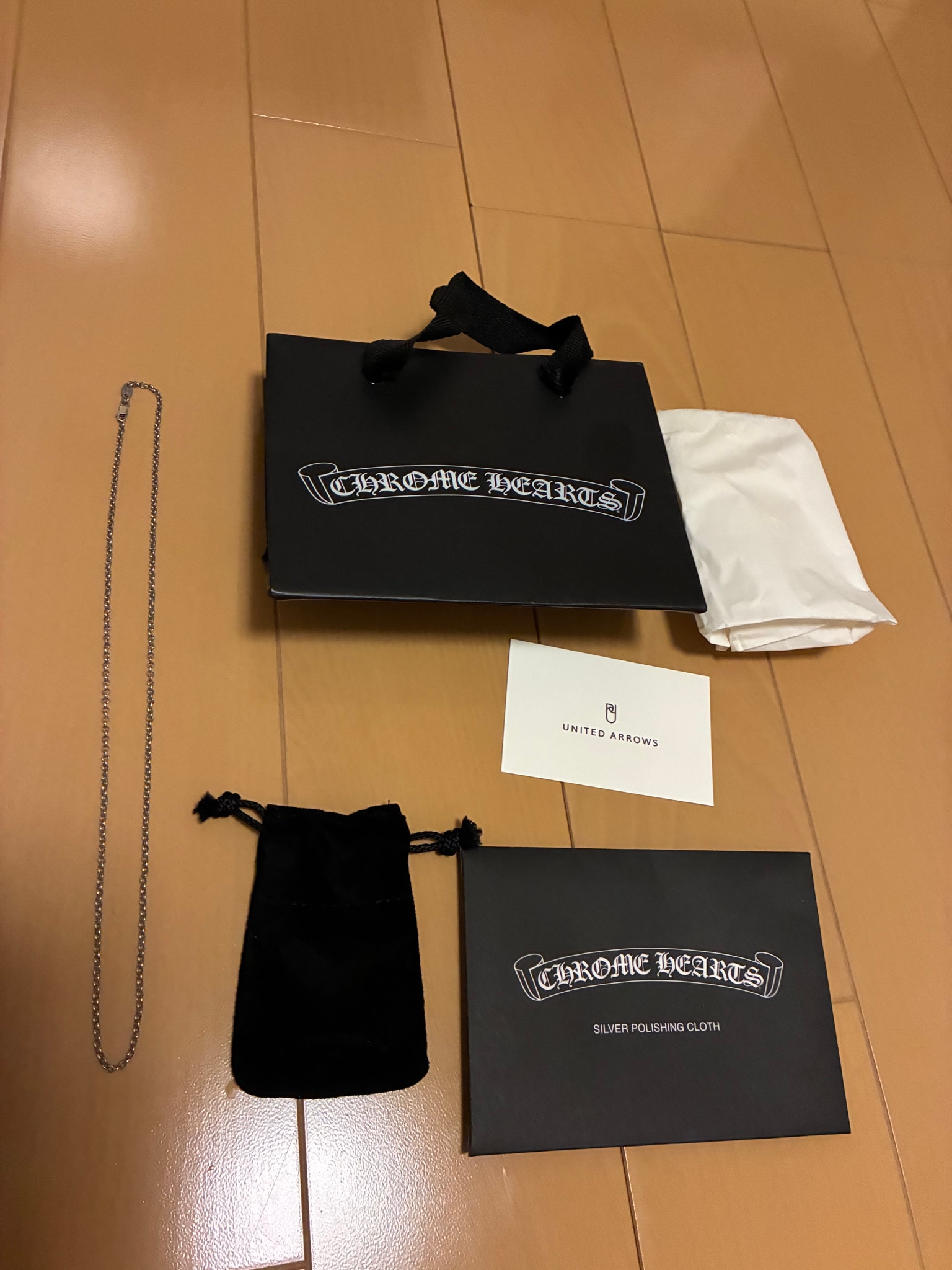 Chrome Hearts Roll Chain Necklace "Silver"
