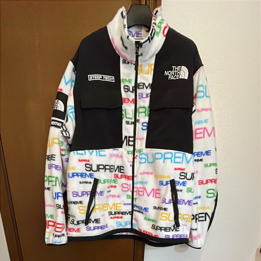 Supreme x The North Face Steep Tech Fleece Jacket "White"