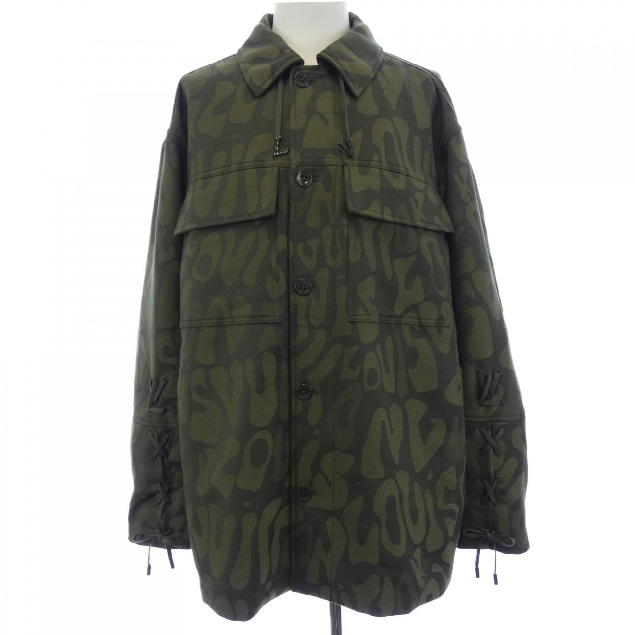 ルイヴィトン LOUIS VUITTON LVレースウールオーバーシャツ HOB02ES70 ジャケット