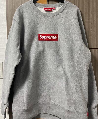 Supreme Box Logo Crewneck "Grey" (15FW)