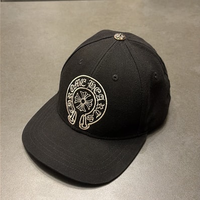 Chrome Hearts Trucker Cap Denim Horseshoe Stitch "Black"