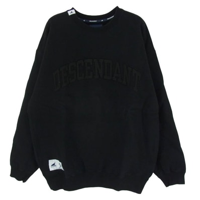 DESCENDANT ディセンダント スウェット 24AW Ron Herman Black Collection Team Sweat Pullover ロンハーマン チーム スウェット プルオーバー 長袖 ブラック系 3【中古】