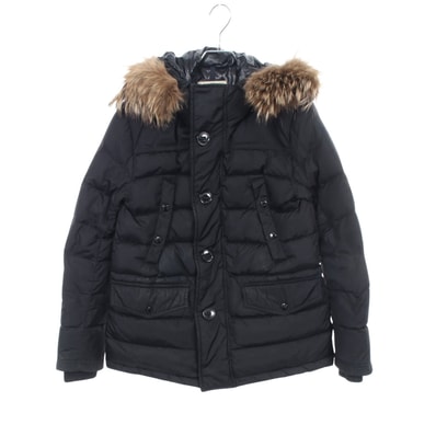 モンクレール MONCLER CHARENTE ダウンジャケット 衣料品 アウター ナイロン メンズ ブラック系 【中古】