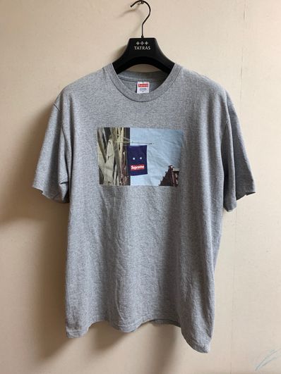Supreme Banner Tee "Grey"