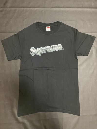 Supreme Chrome Logo Tee "Black"
