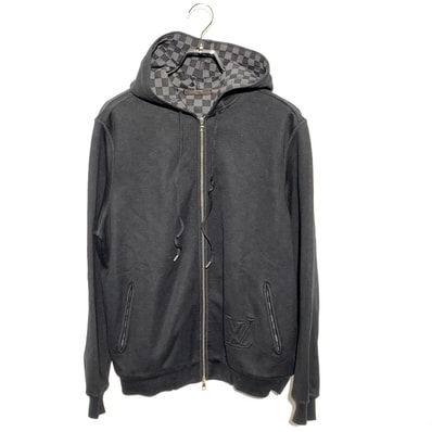 Louis Vuitton Damier Lv Zip Up Hoodie "Black"