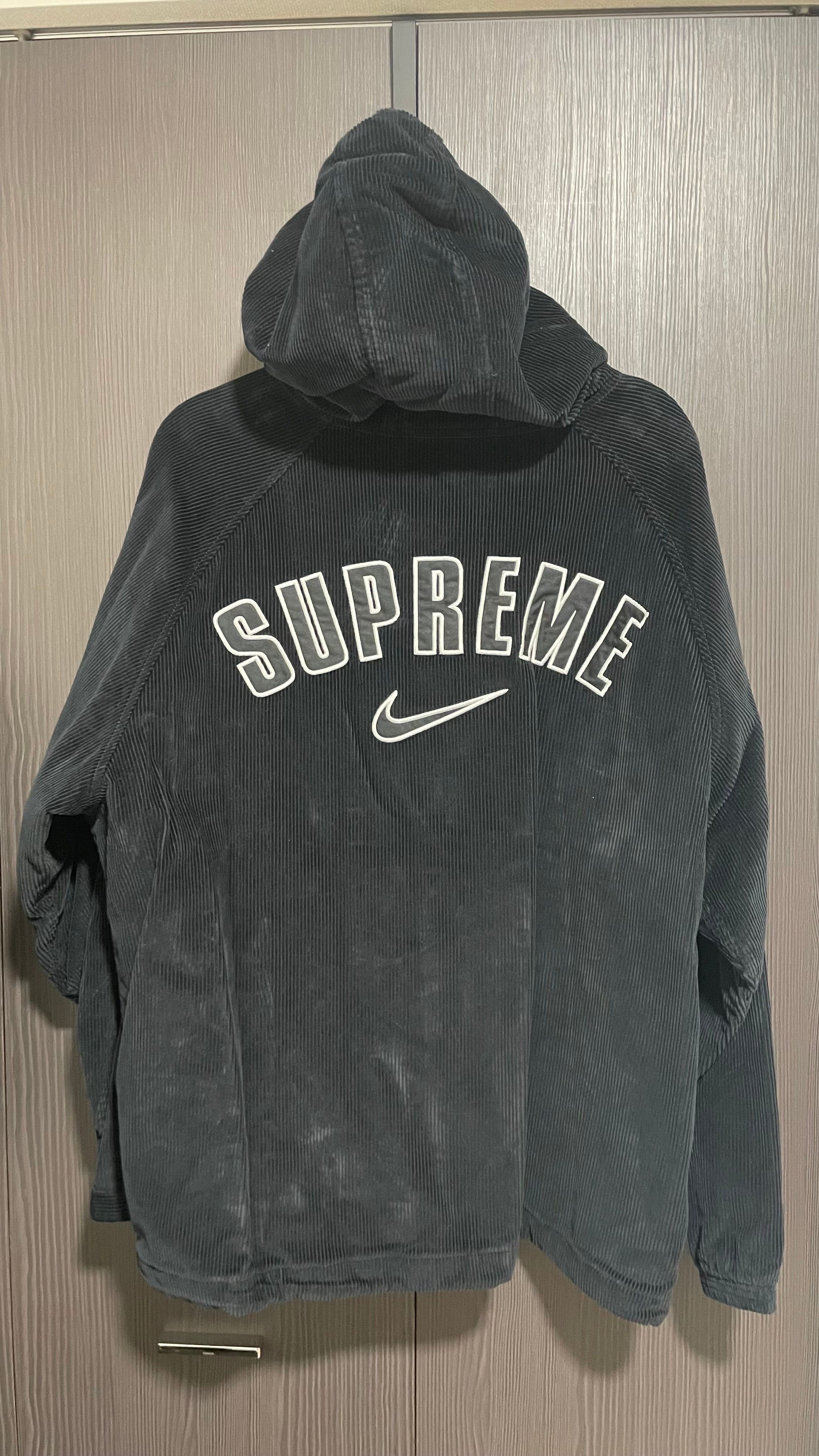 Supreme / Nike Arc Corduroy Hooded Jacket "Black"