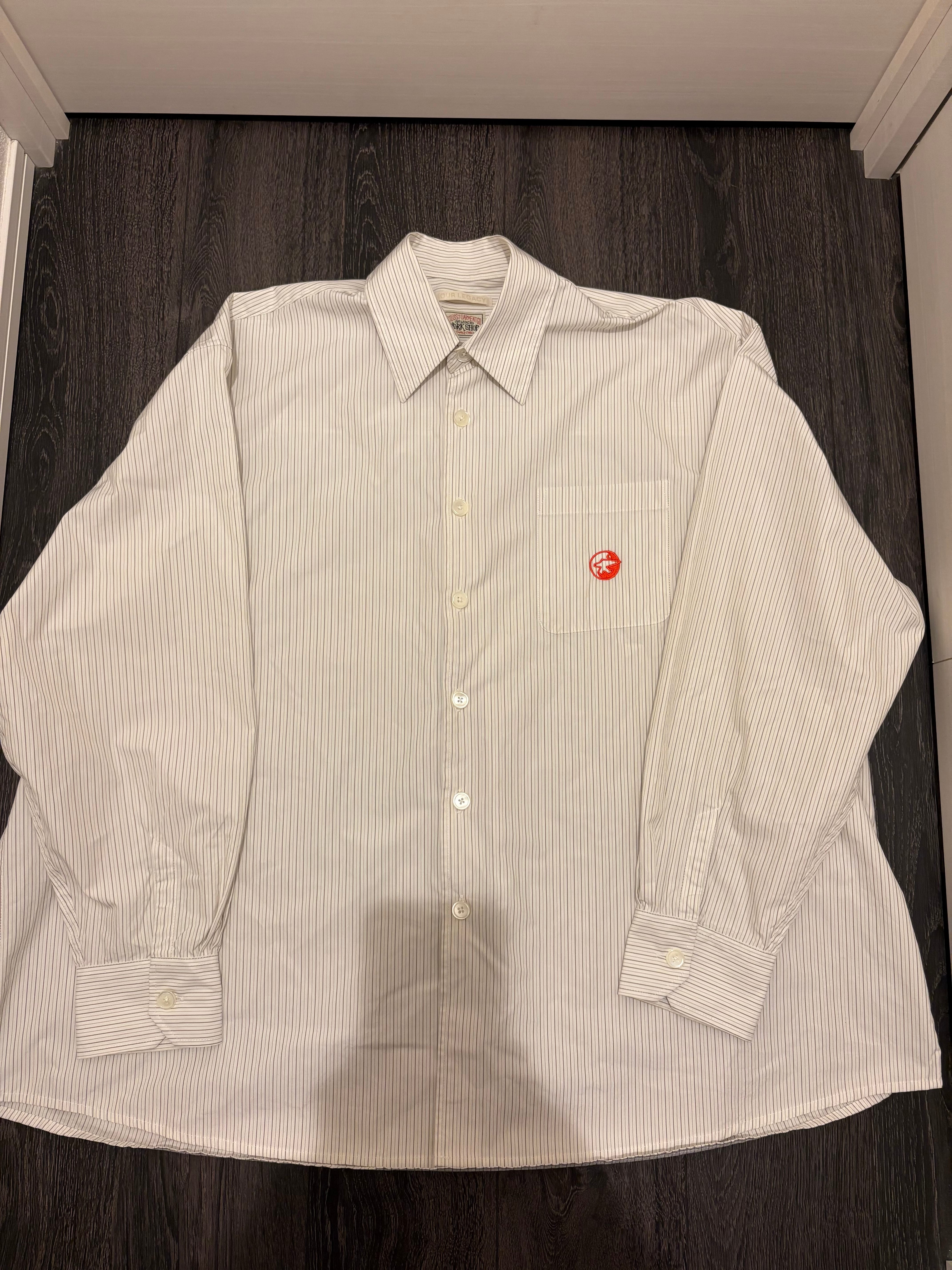 Stussy x Our Legacy Work Shop Borrowed Shirt "White"