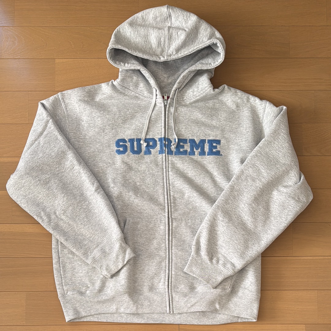 Supreme Collegiate Applique Zip Up Hooded Sweatshirt 