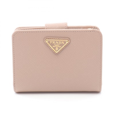 プラダ PRADA SAFFIANO TRIANG 二つ折り財布 財布 サフィアーノレザー レディース ピンク系 1ML018QHHF0236 【新品】