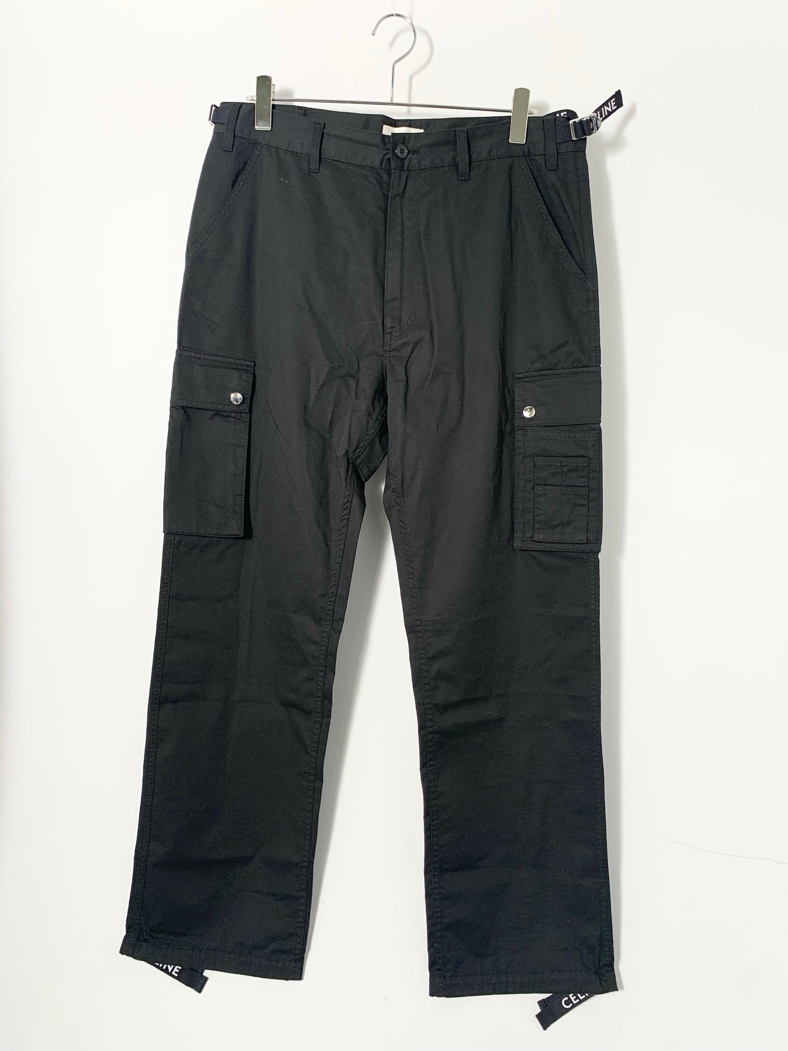 CELINE Cotton Linen Cargo Pants