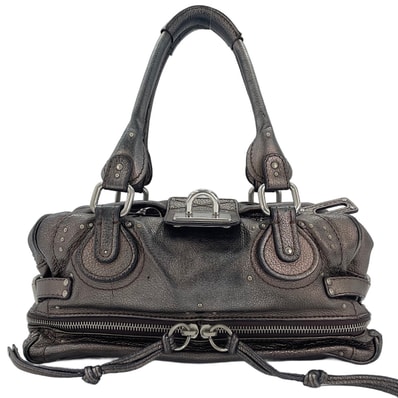 クロエ Chloe レザー パディントン ハンドバッグ【中古】