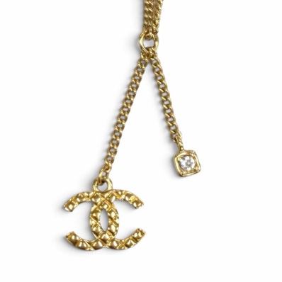 極美品 シャネル ネックレス ゴールド レディース C24P ABD016