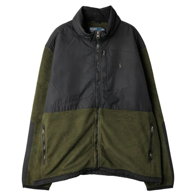 古着 ラルフローレン Ralph Lauren POLO by Ralph Lauren 切替 フリースジャケット メンズXXL相当/eaa606828